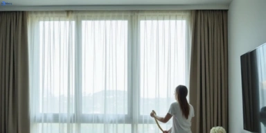 Delicate sheer drape cleaning mcmahons-point-nsw Matty Curtain Cleaning