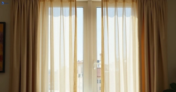 Dull dusty drapes in mcmahons-point-nsw before professional cleaning